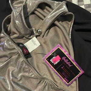 Boutique inc, size S, metallic silver